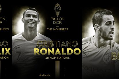 3 portugueses nomeados para a Bola de Ouro
